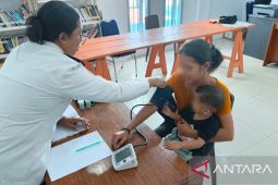 Lapas Saparua Maluku beri layanan CKG bagi keluarga warga binaan saat berkunjung