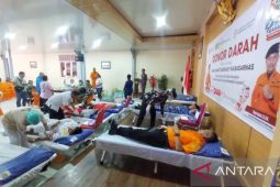 Kegiatan donor darah Kantor SAR Timika