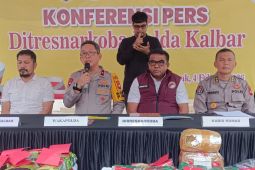 Polda Kalbar bongkar peredaran narkoba, sita 15,7 kg sabu di Pontianak