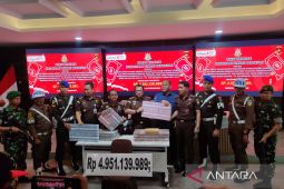 Kejati terima uang pengembalian Rp4,95 miliar dari korupsi PLTA Musi