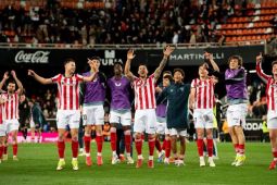 Atletico taklukan Barcelona 4-0 di leg pertama semifinal Copa del Rey