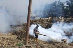 Dinkes Aceh Tamiang kembali turunkan tim fogging ke pemukiman warga