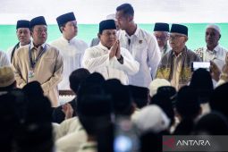 Prabowo kutip QS Ar Ra'd Ayat 11, Tegaskan tak ragu berantas korupsi