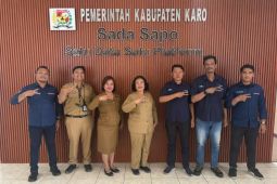 Kadis Kominfo Karo terima kunjungan Kepala Biro Antara Sumut, Perkuat Sinergi penyebaran informasi Positif