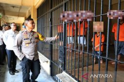 Wakapolda Babel cek gedung tahanan, tekankan pemenuhan hak asasi tahanan