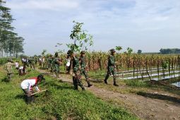 Kodim 0809/Kediri lakukan penghijauan di Cagar Alam Simpenan