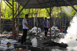 Polairud Polda Babel gerebek gudang peleburan pasir timah ilegal di Kabupaten Bangka