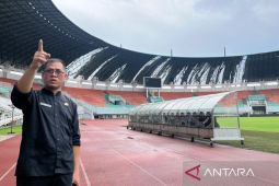 Dispora Bogor inventarisasi Stadion Pakansari akibat hujan angin