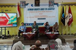 Kementerian HAM menggelar "Human Rights Goes to Campus" di Pertiba