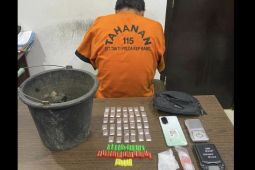 Polda Babel amankan pria simpan 41 paket sabu di kontrakan