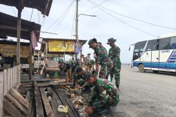 TMMD di Desa Penutuk Bangka Selatan tumbuhkan semangat gotong royong