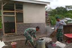 Program TMMD Kodim Rejang Lebong bedah lima rumah tidak layak huni