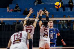 Bandung BJB Tandamata kalahkan Medan Falcons