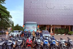 Polda Banten ringkus 6 tersangka pengangkutan 16 motor tanpa dokumen