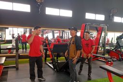 Peresmian squid gym fitness center di Pematang Kandis