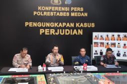 Polrestabes Medan tangkap 62 tersangka kasus judi selama 100 hari