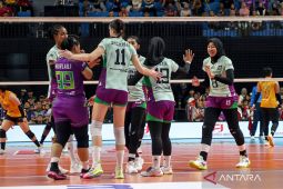 JPE mantab pimpin klasemen Proliga setelah kalahkan Popsivo Polwan