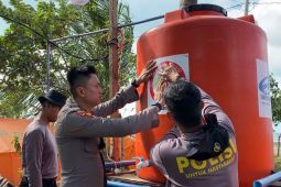 Mahasiswa STIK bangun sumur bor untuk warga di Aceh Utara