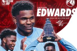 Anthony Edwards rebut MVP NBA All-Star 2026