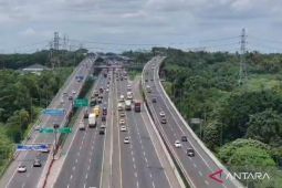 Senin, Kendaraan menuju Jakarta via Tol Layang MBZ naik 66 persen