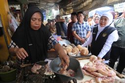 Gubernur Jatim sidak harga sembako jelang Ramadhan