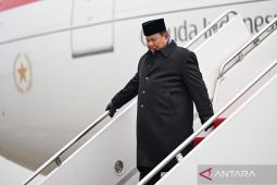 President Prabowo arrives in US for trade, Gaza summit