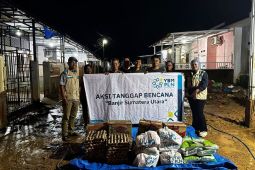 YBM PLN Sumut salurkan bantuan bahan pangan warga terdampak di Tapanuli Tengah