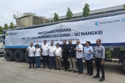 Krakatau Steel pastikan pengiriman pipa proyek Dumai-Sei Mangkei tepat waktu dan mutu