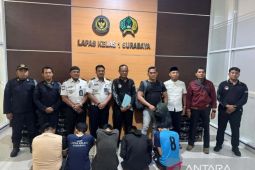 Lapas Porong tangkap dua penyelundup narkotika