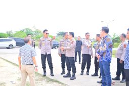 Kapolda Jambi tinjau pembangunan gerai Samsat Polres Muaro Jambi