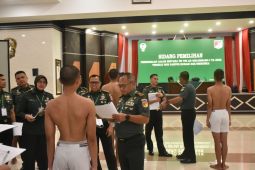 126 calon bintara TNI AD ikuti sidang pemilihan sub panpus