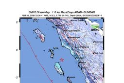 Gempa hari ini M5,2 guncang Agam Sumbar