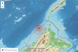 Info gempa hari ini: Gempa bumi magnitudo 7,1 di Sabah tak berpotensi tsunami di Kaltara