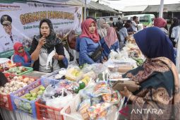 Diserbu warga! Gerakan Pangan Murah di Tasikmalaya jual beras hingga daging dibawah harga pasaran