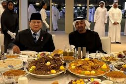 Prabowo disambut tujuh pemimpin Emirat dan bukber bersama MBZ