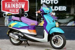 Grand Filano Hybrid disulap jadi skutik ala Urban Rally 80-an