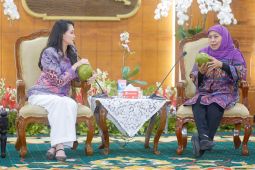 Khofifah-Sherly Laos bahas penguatan SPBE dan manajemen ASN
