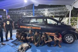 Polsek Pademangan tangkap enam pencuri besi dan kabel tol