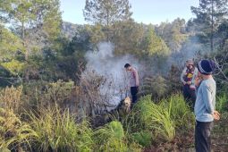 Lahan perladangan di Simalungun terbakar, polisi selidiki penyebabnya