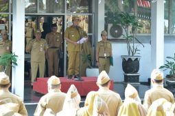 Pemkab HSS gelar apel gabungan bulan Maret 2026