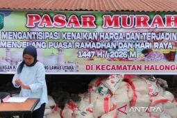 Pemkab Paluta gelar Pasar Murah di Halongonan, 600 paket disubsidi jelang Idul Fitri
