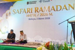 PT Timah bagikan sembako dukung ketahanan pangan warga Belinyu selama Ramadhan