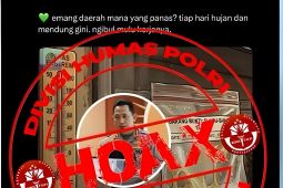 Polri tegaskan isu 30 kg sabu meleleh karena panas adalah hoaks