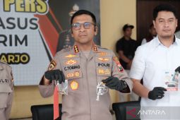 Polresta Sidoarjo: Pelaku pencurian brangkas terancam penjara tujuh tahun