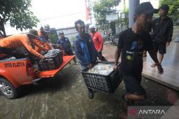 Kerusakan talud memperparah banjir di Klaten Jawa Tengah
