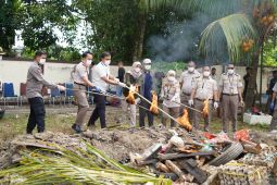 Karantina Kalbar musnahkan komoditas ilegal berisiko penyakit