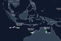 BMKG: Bibit siklon 93S dan 95W picu potensi hujan lebat hari ini