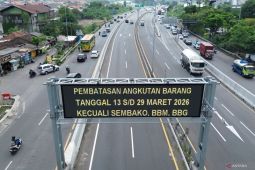Pembatasan operasional truk saat arus mudik Lebaran