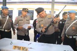 Polda Aceh gelar pemeriksaan senjata api personel
