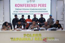 Polres Tapsel tangkap pelaku pembunuhan lansia di Angkola Timur